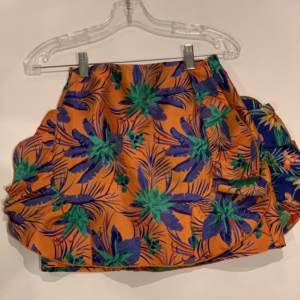 Tropical Floral Skirt
